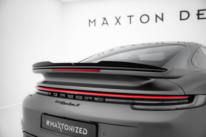 Porsche 911 Turbo S Sport Package 992 2019+ Vingextension Maxton Design i gruppen Välj bilmodell / Porsche / 992 2018+ hos DDESIGN Scandinavia AB (PO-911992TURBOSSPORTCAP1G)