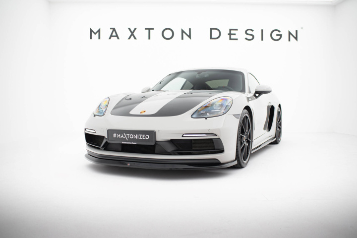 Porsche 718 Cayman GTS 982c 2016+ Frontsplitter / Frontläpp V.1 Maxton Design i gruppen Välj bilmodell / Porsche / 718 Cayman & Boxster 16+ hos DDESIGN Scandinavia AB (PO-CA-718-GTS-FD1G)