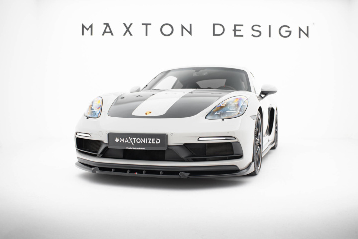 Porsche 718 Cayman GTS 982c 2016+ Frontsplitter / Frontläpp V.2 Maxton Design i gruppen Välj bilmodell / Porsche / 718 Cayman & Boxster 16+ hos DDESIGN Scandinavia AB (PO-CA-718-GTS-FD2G)