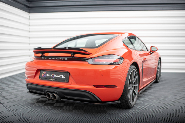 Porsche 718 Cayman 982c 2016+ Bakre Sidoextensions V.1 Maxton Design i gruppen Välj bilmodell / Porsche / 718 Cayman & Boxster 16+ hos DDESIGN Scandinavia AB (PO-CA-718-RSD1G)