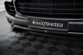 Porsche Cayenne Mk2 Facelift 2014-2018 Frontläpp / Frontsplitter V.1 Maxton Design
