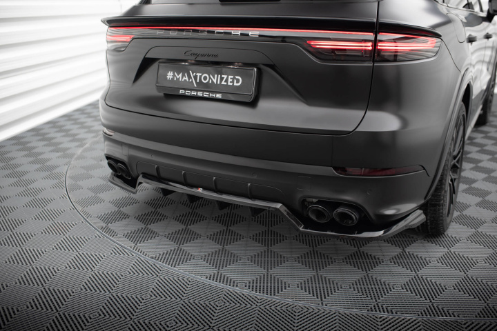 Porsche Cayenne Sport Design MK3 2018-2023 Bakre Splitter / Diffuser Maxton Design i gruppen Välj bilmodell / Porsche / Cayenne 10+ / Styling hos DDESIGN Scandinavia AB (PO-CAY-3-SPORT-RD1G-RD2G)
