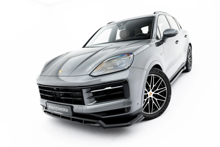 Porsche Cayenne SUV / Coupe Mk3 Facelift 2023- Frontläpp / Frontsplitter Maxton Design i gruppen Välj bilmodell / Porsche / Cayenne 10+ / Styling hos DDESIGN Scandinavia AB (PO-CAY-3F-H-FD1G-FD1RG)