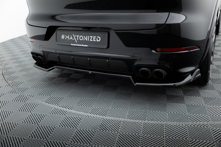 Porsche Cayenne Mk3 Facelift 2023+ Bakre Splitter / Diffuser Maxton Design i gruppen Välj bilmodell / Porsche / Cayenne 10+ / Styling hos DDESIGN Scandinavia AB (PO-CAY-3F-RD1G)