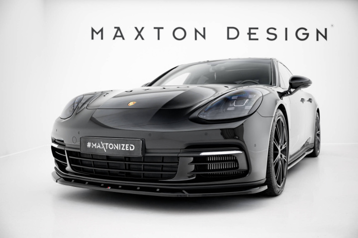 Porsche Panamera E-Hybrid 971 2016-2020 Frontsplitter V.1 Maxton Design i gruppen Välj bilmodell / Porsche / 971 Panamera 16+ hos DDESIGN Scandinavia AB (PO-PA-971-H-FD3G)