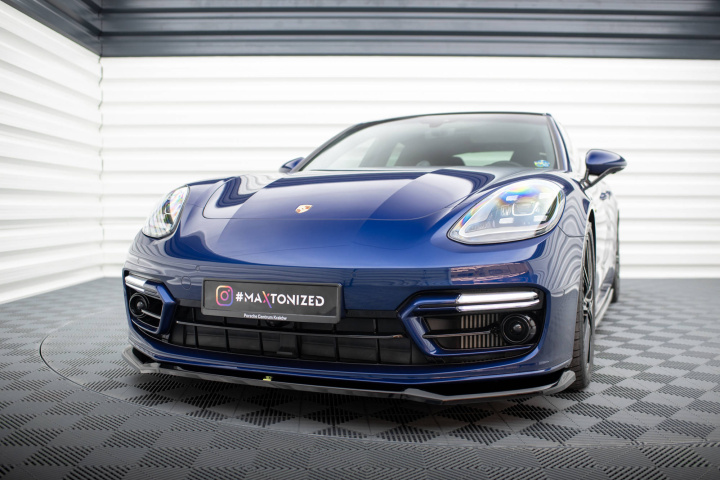 Porsche Panamera E-Hybrid 971 Facelift 2020+ Frontsplitter V.1 Maxton Design i gruppen Välj bilmodell / Porsche / 971 Panamera 16+ hos DDESIGN Scandinavia AB (PO-PA-971F-H-FD1G)