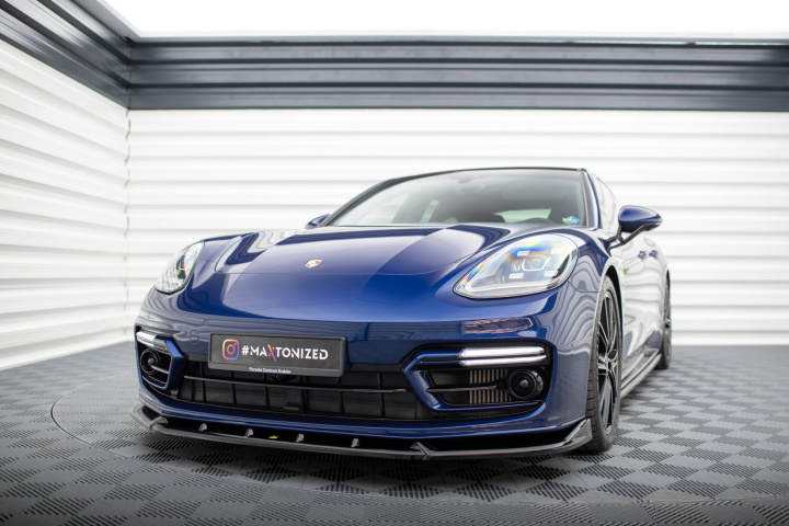 Porsche Panamera E-Hybrid 971 Facelift 2020+ Frontsplitter V.2 Maxton Design i gruppen Välj bilmodell / Porsche / 971 Panamera 16+ hos DDESIGN Scandinavia AB (PO-PA-971F-H-FD2G)