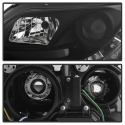 Audi A4 06-08 Strålkastare (Passar ej Xenon/HID-Modeller) - DRL - Svarta Spyder Auto