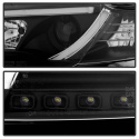 Audi A4 06-08 Strålkastare (Passar ej Xenon/HID-Modeller) - Ljuslist - DRL - Svarta Spyder Auto