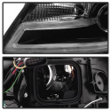 Audi A4 09-12 Strålkastare (Passar ej Xenon/HID-Modeller) - DRL LED - Svarta Spyder Auto