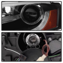 Audi A4 09-12 Strålkastare (Passar ej Xenon/HID-Modeller) - DRL LED - Svarta Spyder Auto