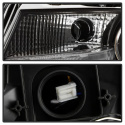 Audi A4 09-12 Strålkastare Projektor - Xenon/HID (Passar ej halogen) - DRL LED - Svarta Spyder Auto