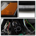 Audi A4 09-12 Strålkastare Projektor - Xenon/HID (Passar ej halogen) - DRL LED - Svarta Spyder Auto