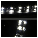 Audi A6 02-04 Strålkastare (Passar ej Xenon/HID-Modeller) - DRL - Svarta Spyder Auto