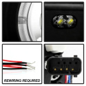 BMW E38 99-01 Strålkastare Projektor - Xenon/HID (Passar ej halogen) - LED Halo - Svarta - Helljus H1 - Halvljus D2S (Ej Inkluderat) Spyder Auto