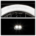 BMW E38 99-01 Strålkastare Projektor - Xenon/HID (Passar ej halogen) - LED Halo - Svarta - Helljus H1 - Halvljus D2S (Ej Inkluderat) Spyder Auto