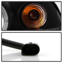 BMW E46 00-03 2DR / M3 01-06 2DR 1PC Strålkastare Projektor - LED Halo - Svarta Spyder Auto
