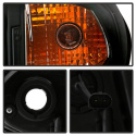 BMW E46 02-05 4DR Strålkastare Projektor 1PC - LED Halo - Svarta Spyder Auto