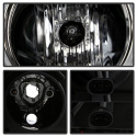 BMW E46 02-05 4DR Strålkastare Projektor 1PC - LED Halo - Krom Spyder Auto