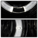 BMW E46 02-05 4DR Strålkastare Projektor 1PC - LED Halo - Krom Spyder Auto