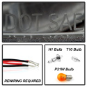 BMW E46 02-05 4DR Strålkastare Projektor 1PC - LED Halo - Röktonade Spyder Auto