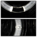BMW E46 02-05 4DR Strålkastare Projektor 1PC - LED Halo - Röktonade Spyder Auto