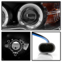 BMW E46 04-06 2 DR Strålkastare (Passar ej Xenon/HID-Modeller) - LED Halo - Svarta Spyder Auto