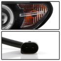 BMW E46 04-06 2 DR Strålkastare (Passar ej Xenon/HID-Modeller) - LED Halo - Svarta Spyder Auto