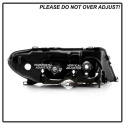 BMW E46 04-06 2 DR Strålkastare (Passar ej Xenon/HID-Modeller) - LED Halo - Svarta Spyder Auto