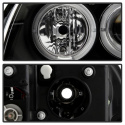 BMW E87 1-Series 08-11 Strålkastare Projektor - LED Halo - Svarta Spyder Auto