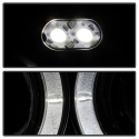 BMW E87 1-Series 08-11 Strålkastare Projektor - LED Halo - Svarta Spyder Auto