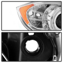 BMW E90 06-08 4DR Strålkastare Projektor - LED Halo Utbytbara Ljuslister - Krom Spyder Auto