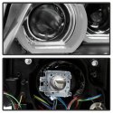 BMW E90 / E91 3-Serie 09-12 Strålkastare Projektor - LED Halo (Endast modeller med Xenon och AFS) - Svarta Spyder Auto