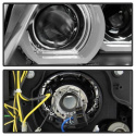 BMW E90 / E91 3-Serie 09-12 Strålkastare Projektor - LED Halo (Endast modeller med Halogen) - Svarta Spyder Auto