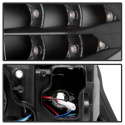 BMW E90 / E91 3-Serie 09-12 Strålkastare Projektor - LED Halo (Endast modeller med Halogen) - Svarta Spyder Auto