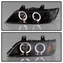 BMW Z3 96-02 Strålkastare Projektor - LED Halo - Svarta Spyder Auto