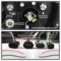 BMW Z3 96-02 Strålkastare Projektor - LED Halo - Krom Spyder Auto