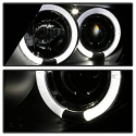 BMW Z4 03-08 Strålkastare Projektor – Xenon/HID (Passar ej halogen) LED Halo - Svarta Spyder Auto