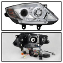 BMW Z4 03-08 Strålkastare Projektor - Xenon/HID (Passar ej halogen) LED Halo - Krom Spyder Auto