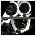 BMW Z4 03-08 Strålkastare Projektor - Xenon/HID (Passar ej halogen) LED Halo - Krom Spyder Auto