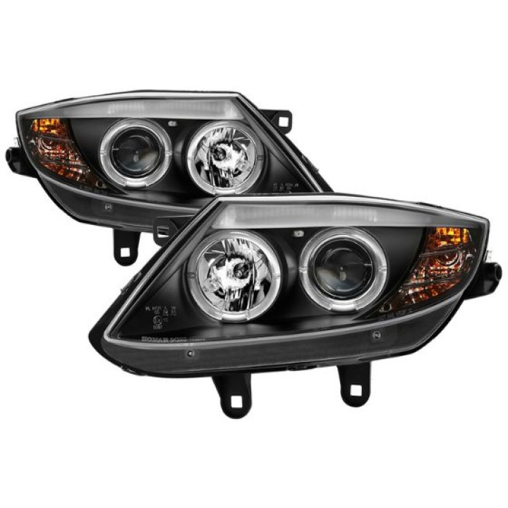 PRO-YD-BMWZ403-HL-BK BMW Z4 03-08 Strålkastare (Passar ej Xenon/HID-Modeller) - LED Halo - Svarta Spyder Auto