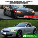BMW Z4 03-08 Strålkastare (Passar ej Xenon/HID-Modeller) - LED Halo - Svarta Spyder Auto