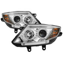 BMW Z4 03-08 Strålkastare (Passar ej Xenon/HID-Modeller) - LED Halo - Krom Spyder Auto
