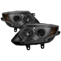 BMW Z4 03-08 Strålkastare (Passar ej Xenon/HID-Modeller) - LED Halo - Röktonade Spyder Auto