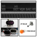Chrysler 300C 05-10 Strålkastare Projektor - LED DRL - Svarta - Helljus/Halvljus H7 (Inkluderat) Spyder Auto