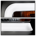 Chrysler 300C 05-10 Strålkastare Projektor - LED DRL - Svarta - Helljus/Halvljus H7 (Inkluderat) Spyder Auto