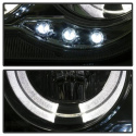 Chrysler 300C 05-10 Strålkastare Projektor - LED Halo Krom Spyder Auto