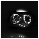 Chrysler 300C 05-10 Strålkastare Projektor - LED Halo Röktonade Spyder Auto