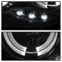 Chrysler 300C 05-10 Strålkastare Projektor - LED Halo Röktonade Spyder Auto