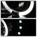 Chevy Camaro 98-02 Strålkastare Projektor - LED Halo Svarta Spyder Auto